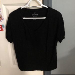 Black short sleeve shirt